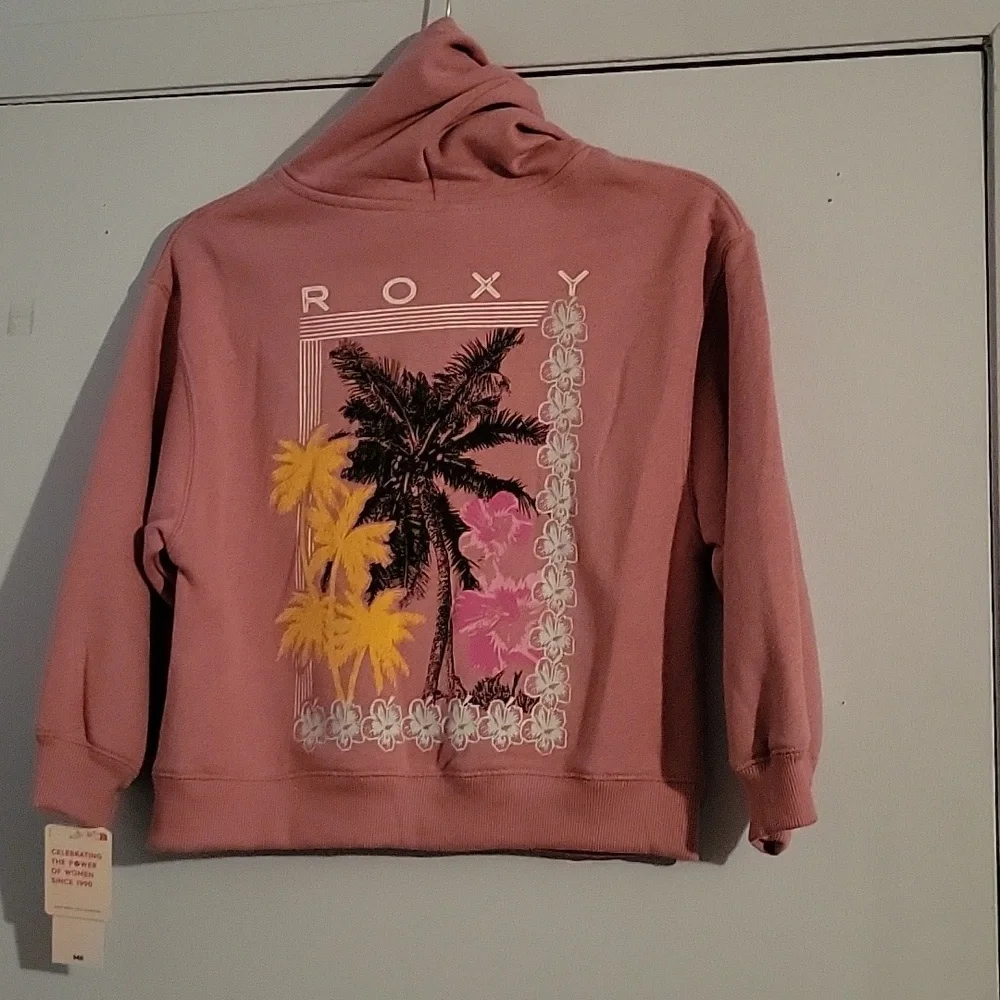 NWT: Roxy Girl's Fleece Zipper Hoodie - Picture 6 of 13